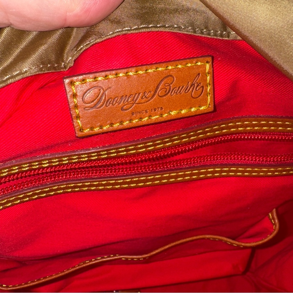 DOONEY & BOURKE Belvedere Nylon with Leather‎ Trims Hobo Shoulder Bag - Picture 9 of 14